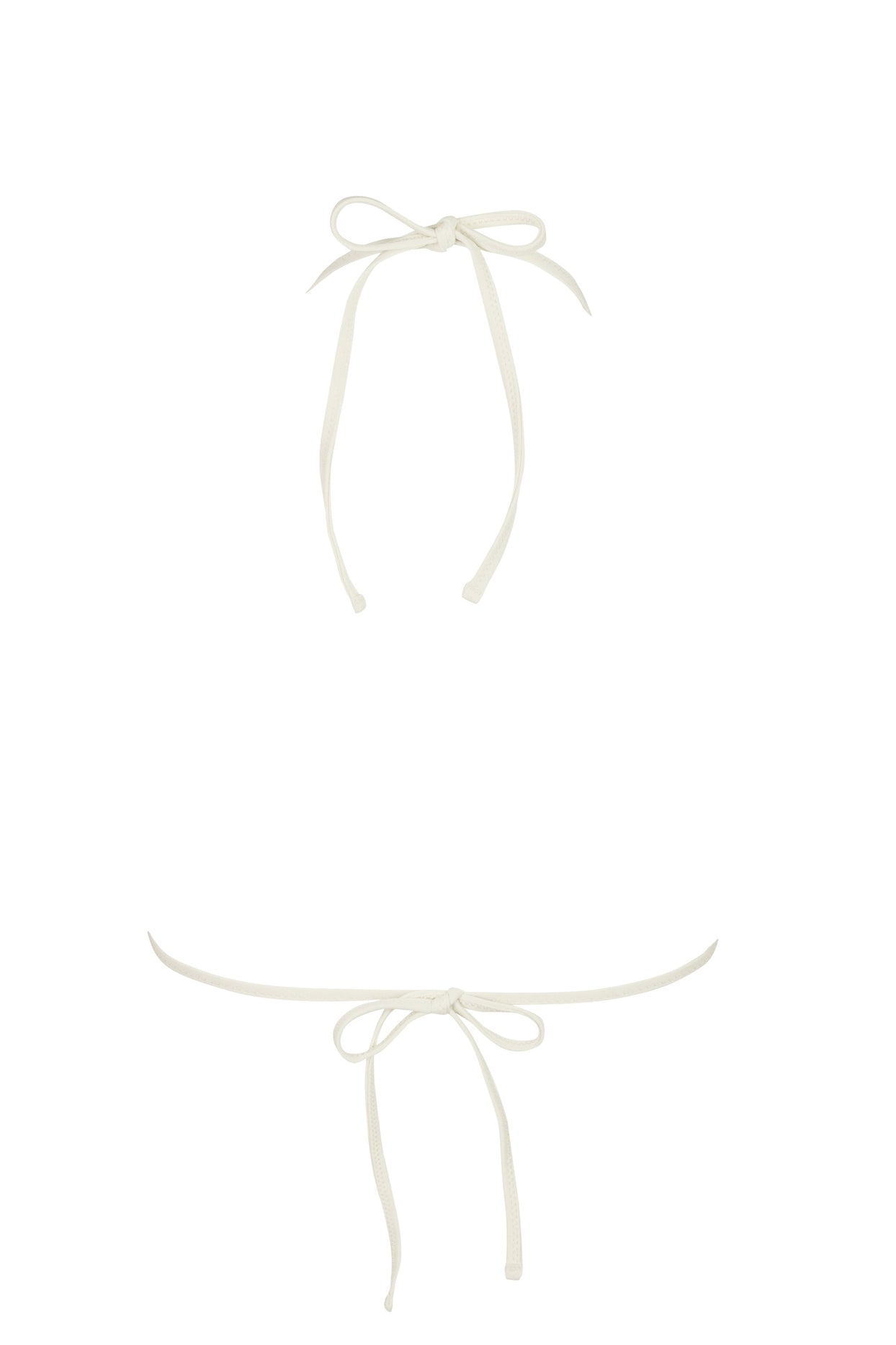 Triangle Bikini Top in Pearl - 5