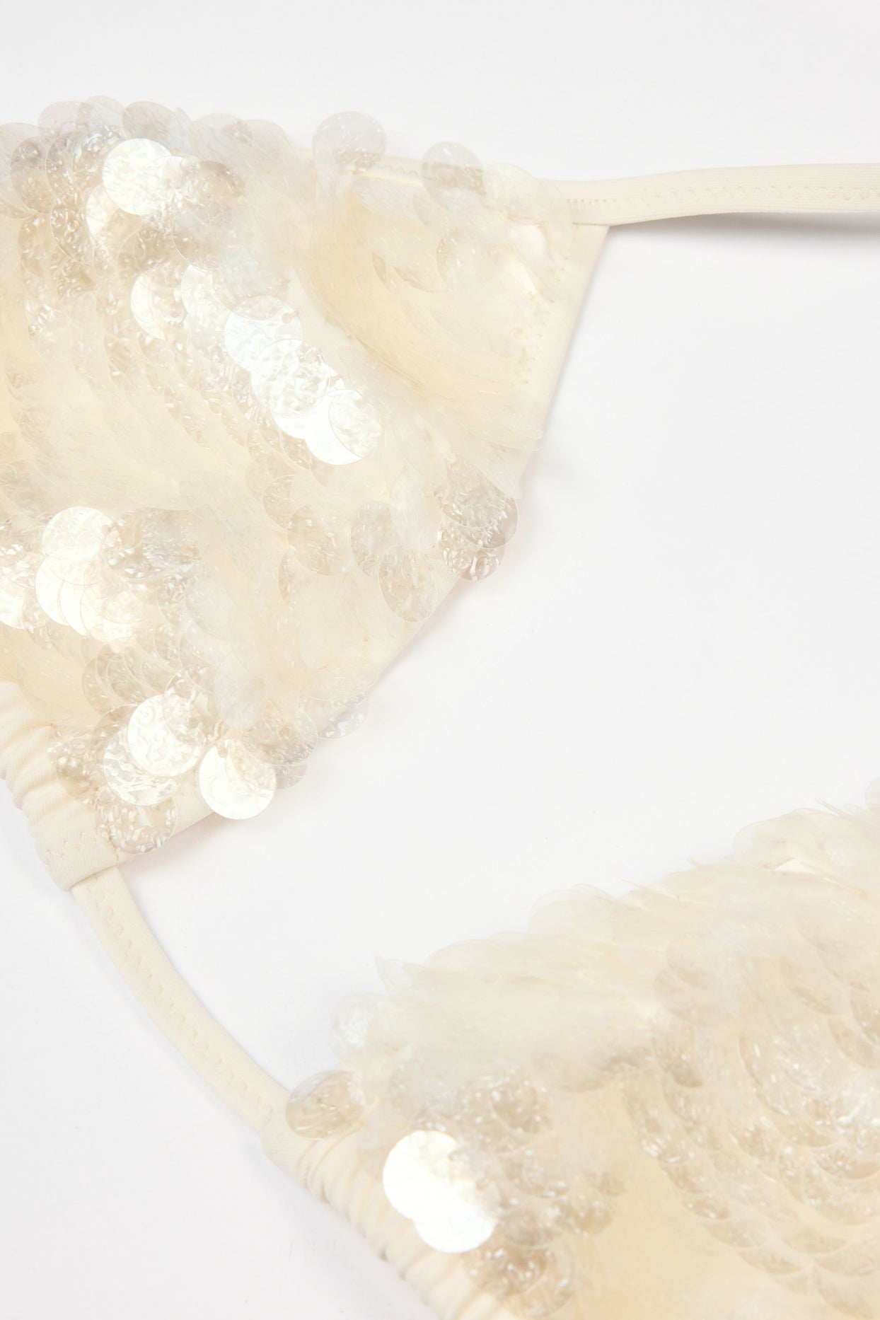 Triangle Bikini Top in Pearl - 6