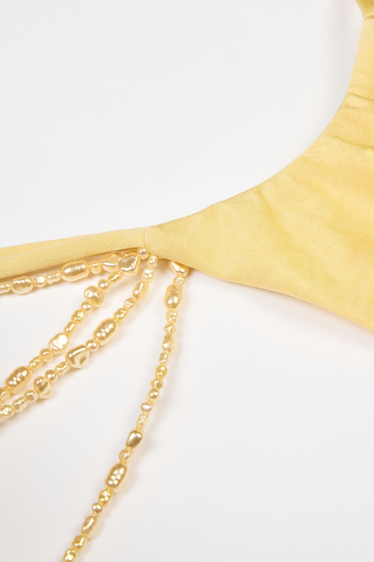 Multi-Strap Cheeky Bikini Bottoms  in Lemon - 6