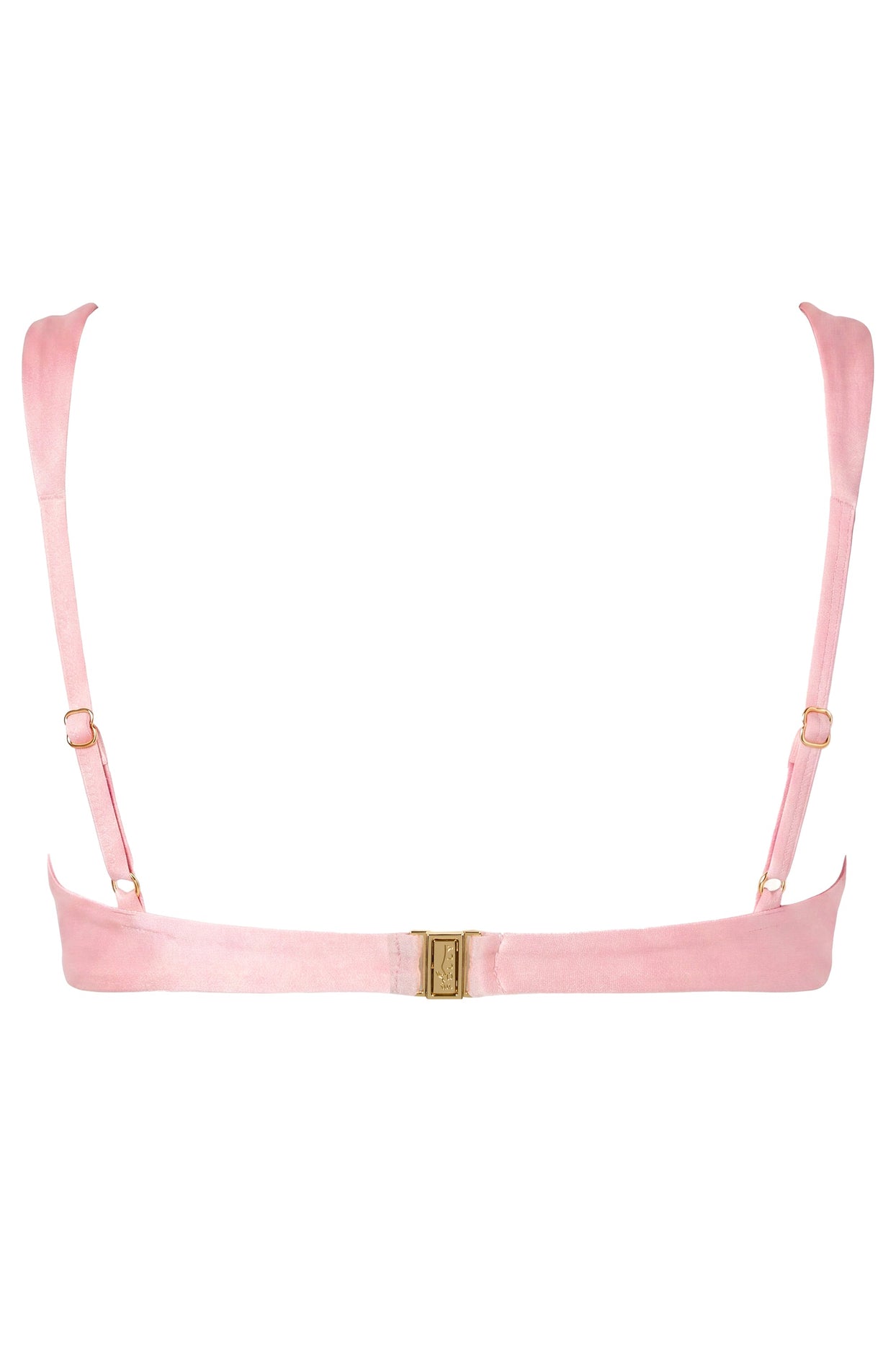 Bikini Top in Baby Pink - 5