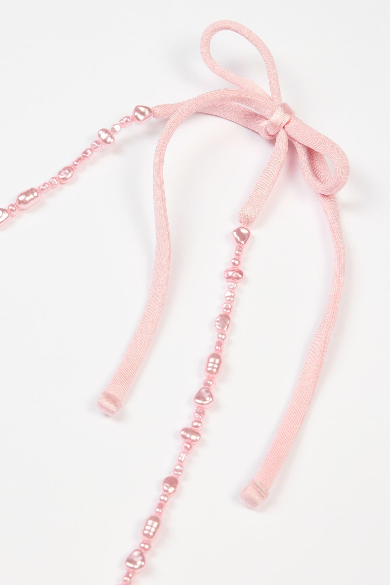 Triangle Bikini Top in Baby Pink - 5