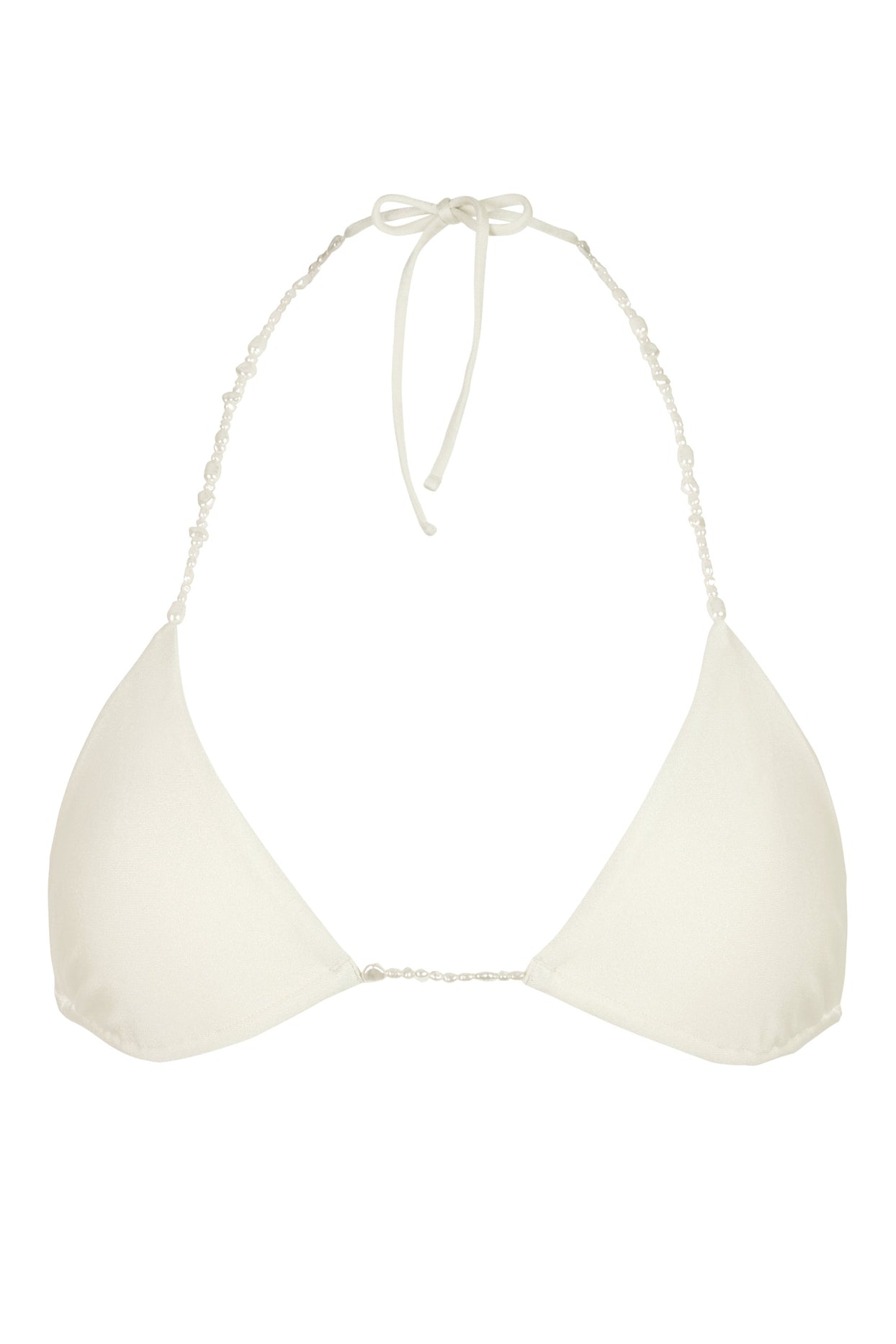 Triangle Bikini Top in Pearl - 4