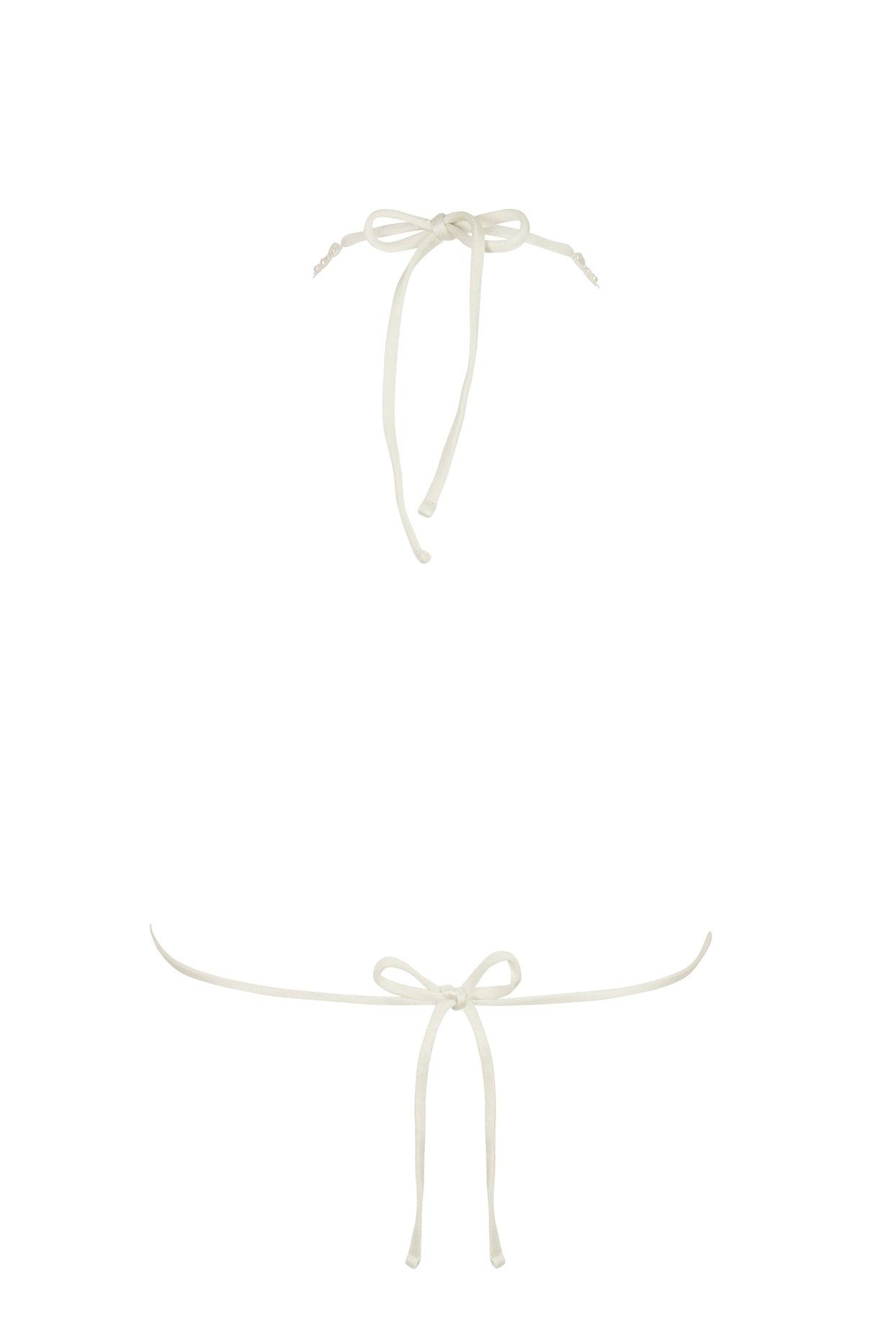 Triangle Bikini Top in Pearl - 5
