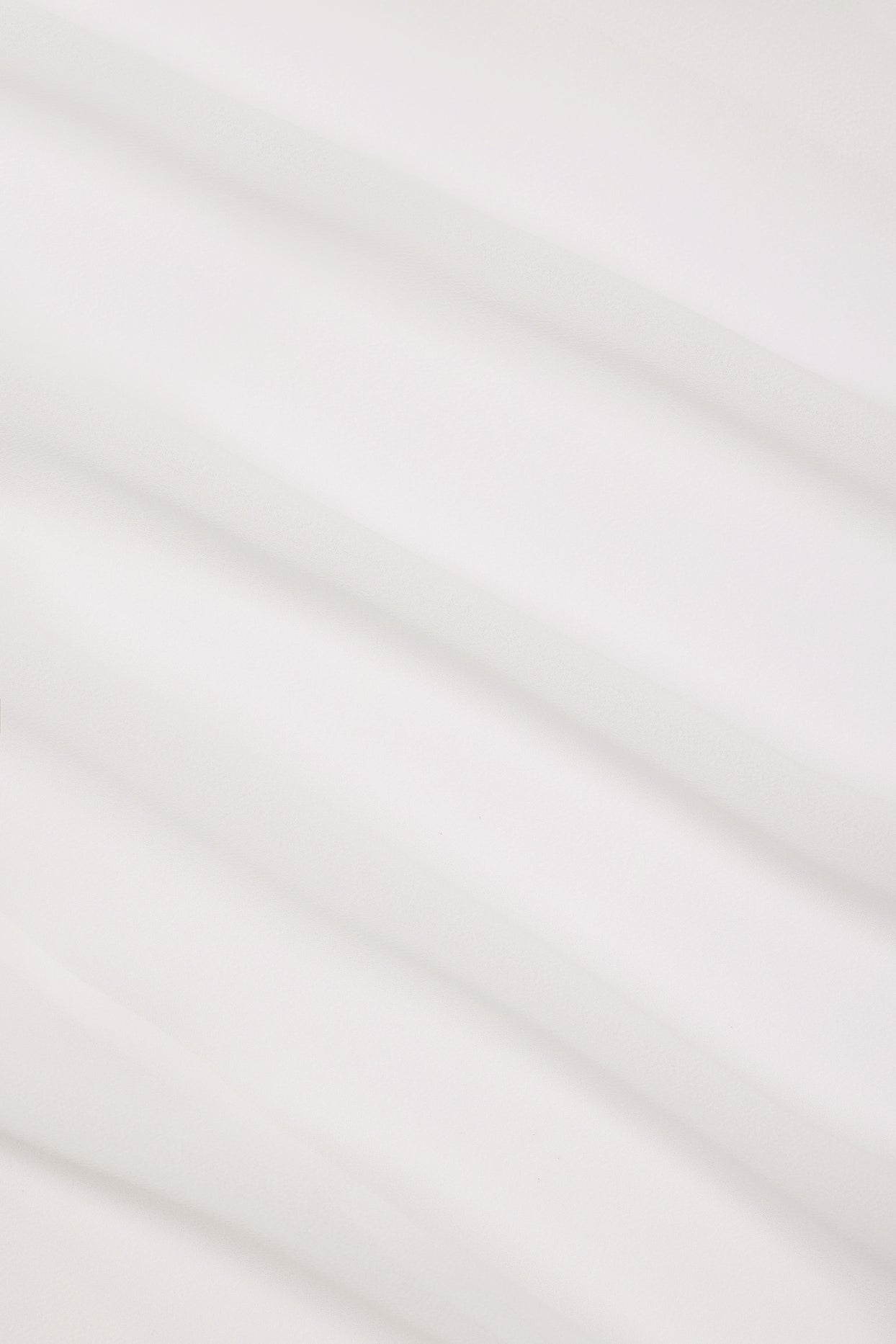 Cowl-Neck Mini Dress in White - 6