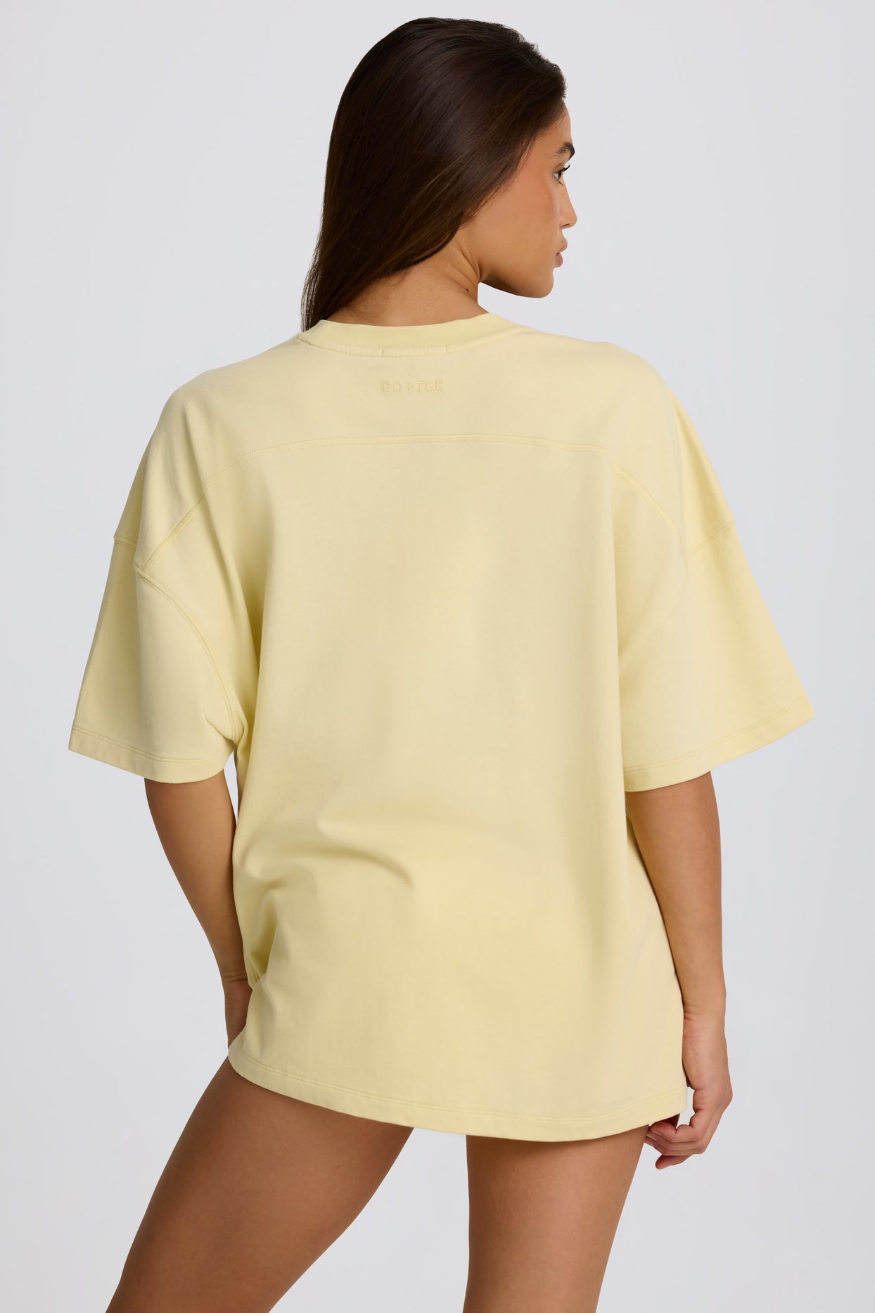 Oversized Graphic T-Shirt in Lemon - 2