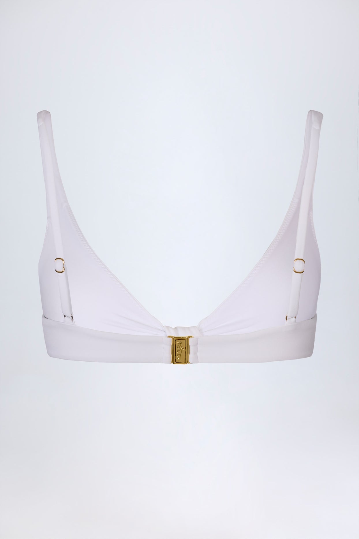 Knot-Detail Bikini Top in White - 4