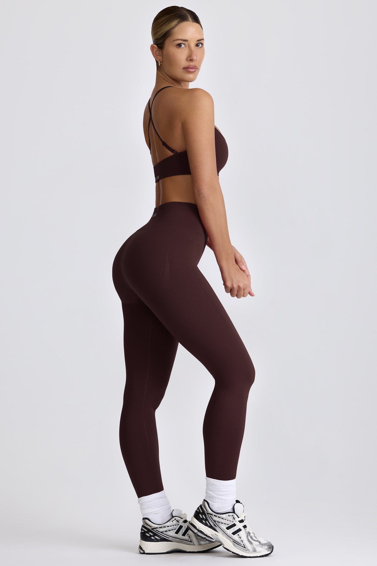 Super Sculpt Seamless Leggings in Chocolate - 4
