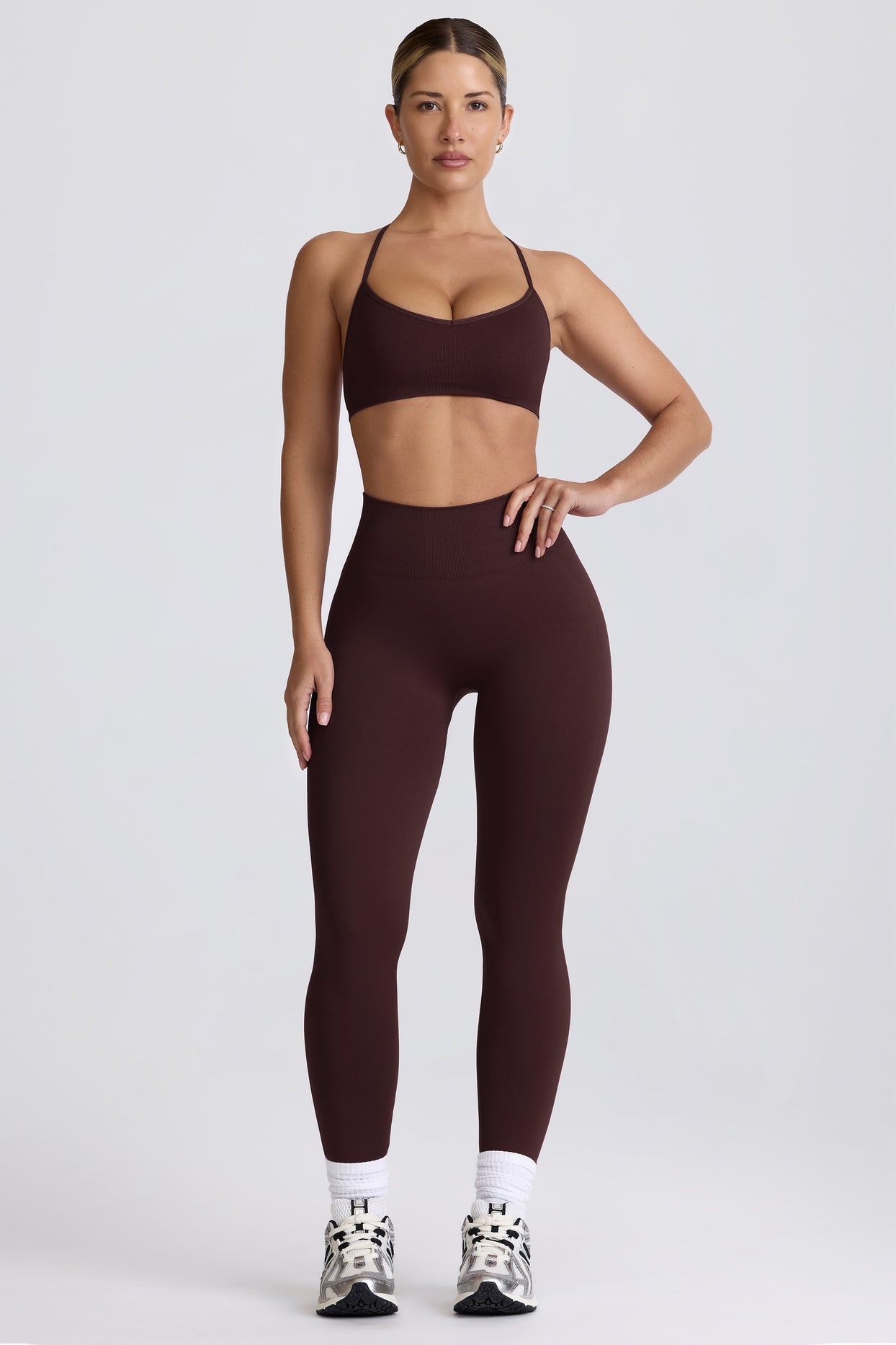 Super Sculpt Seamless Leggings in Chocolate - 8