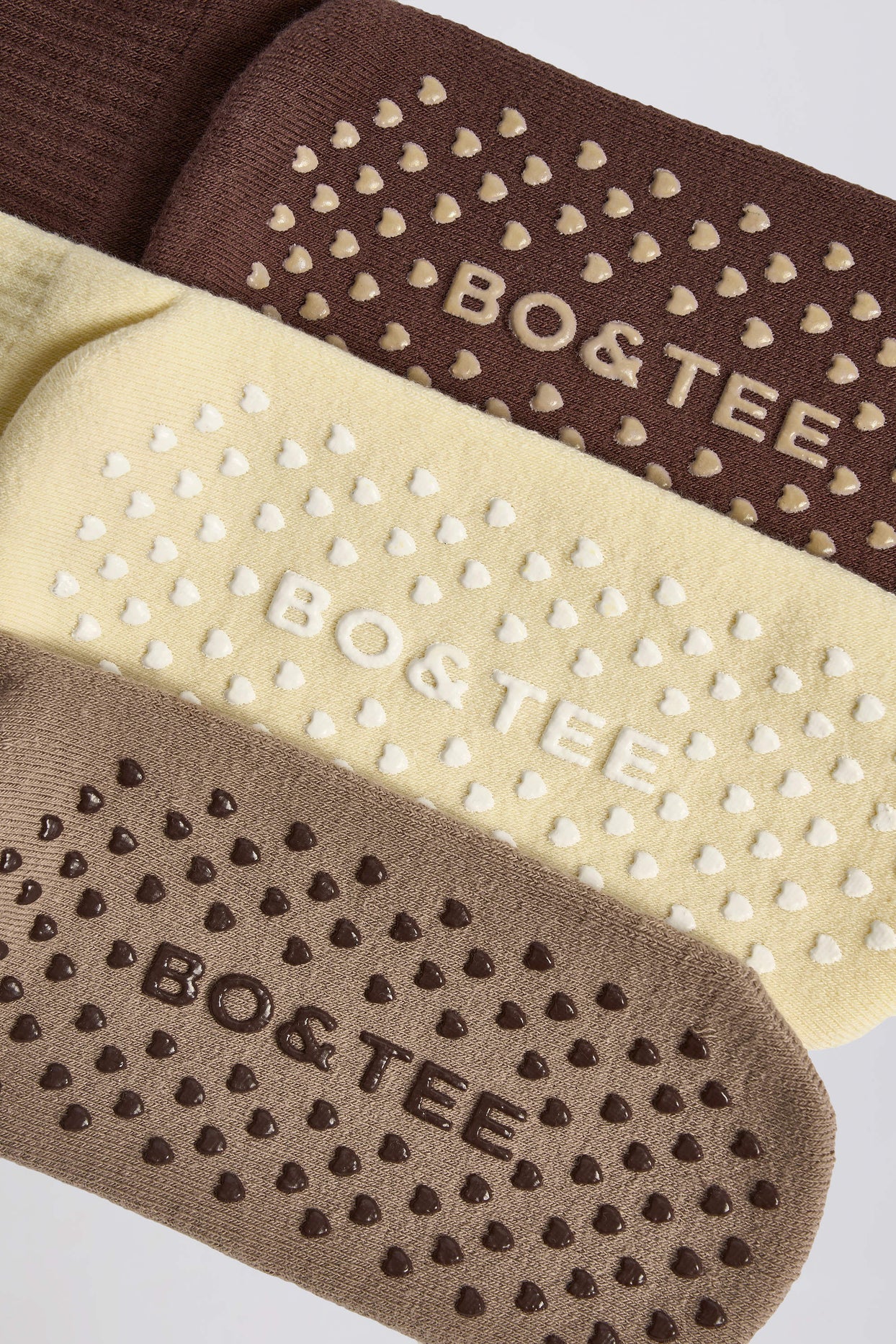 Pilates Sock Bundle in Mocha Multi - 3