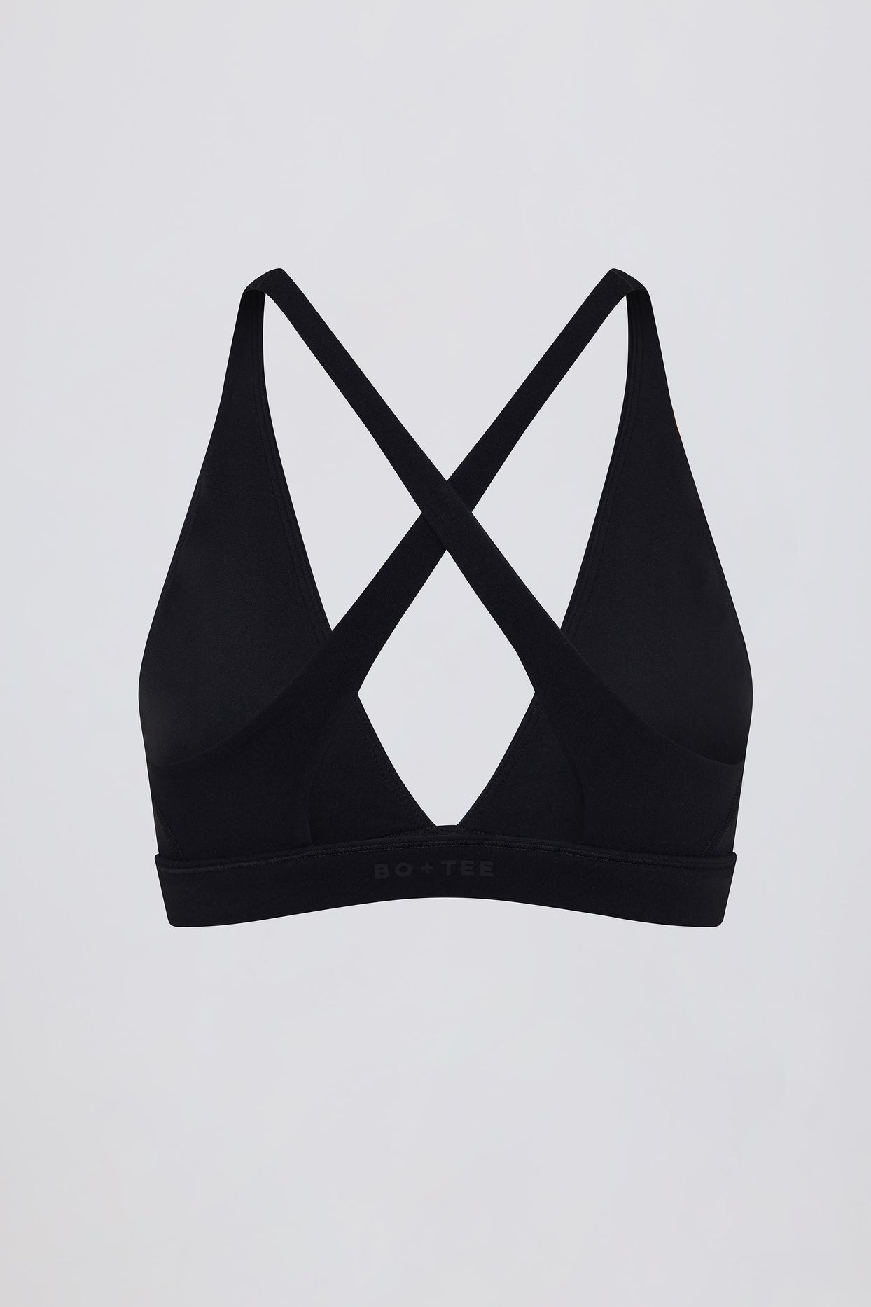 Soft Active Cross-Back Sports Bra in Black - 5