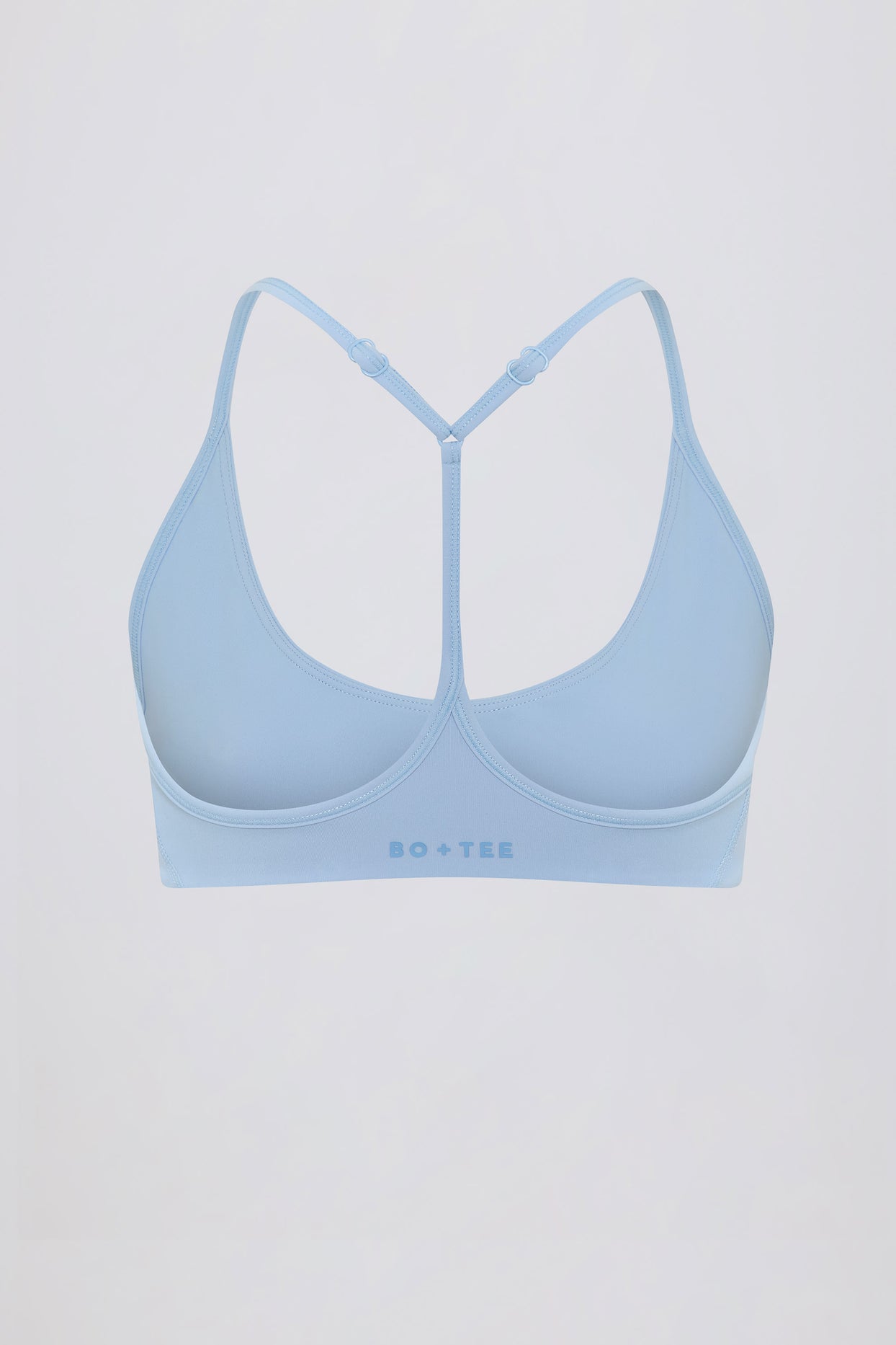 Soft Active Racerback Sports Bra in Sky - 5