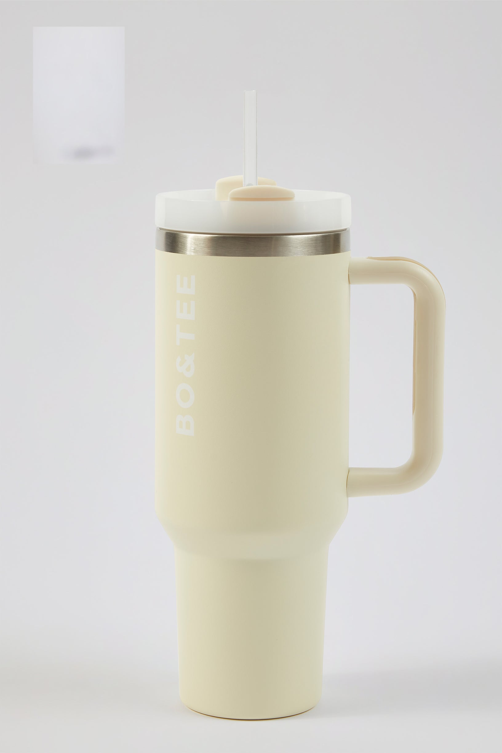 Stainless Steel Water Bottle in Cream - 1