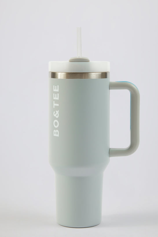 Stainless Steel Water Bottle in Light Blue