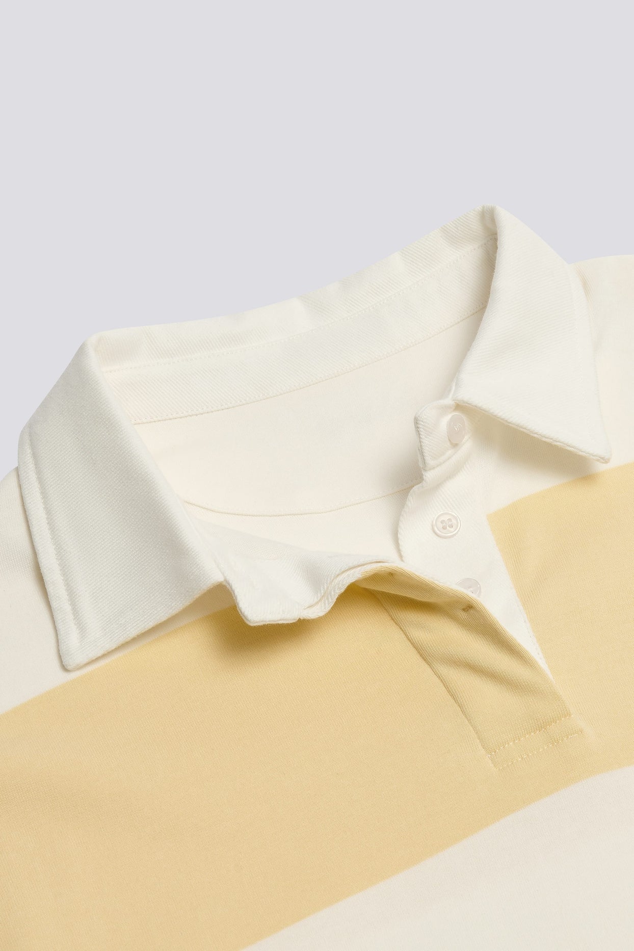 Striped Oversized Long-Sleeve T-Shirt in Lemon - 4