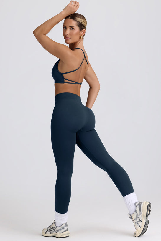 Super Sculpt Seamless High-Waist Leggings in Blue