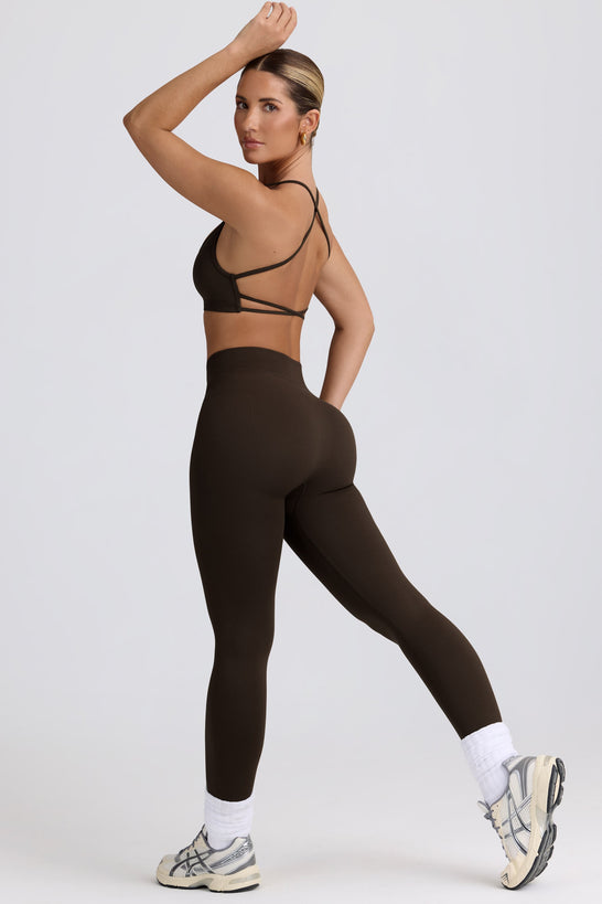 Super Sculpt Seamless High-Waist Leggings in Brown