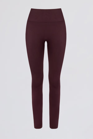 Super Sculpt Seamless High-Waist Leggings in Burgundy