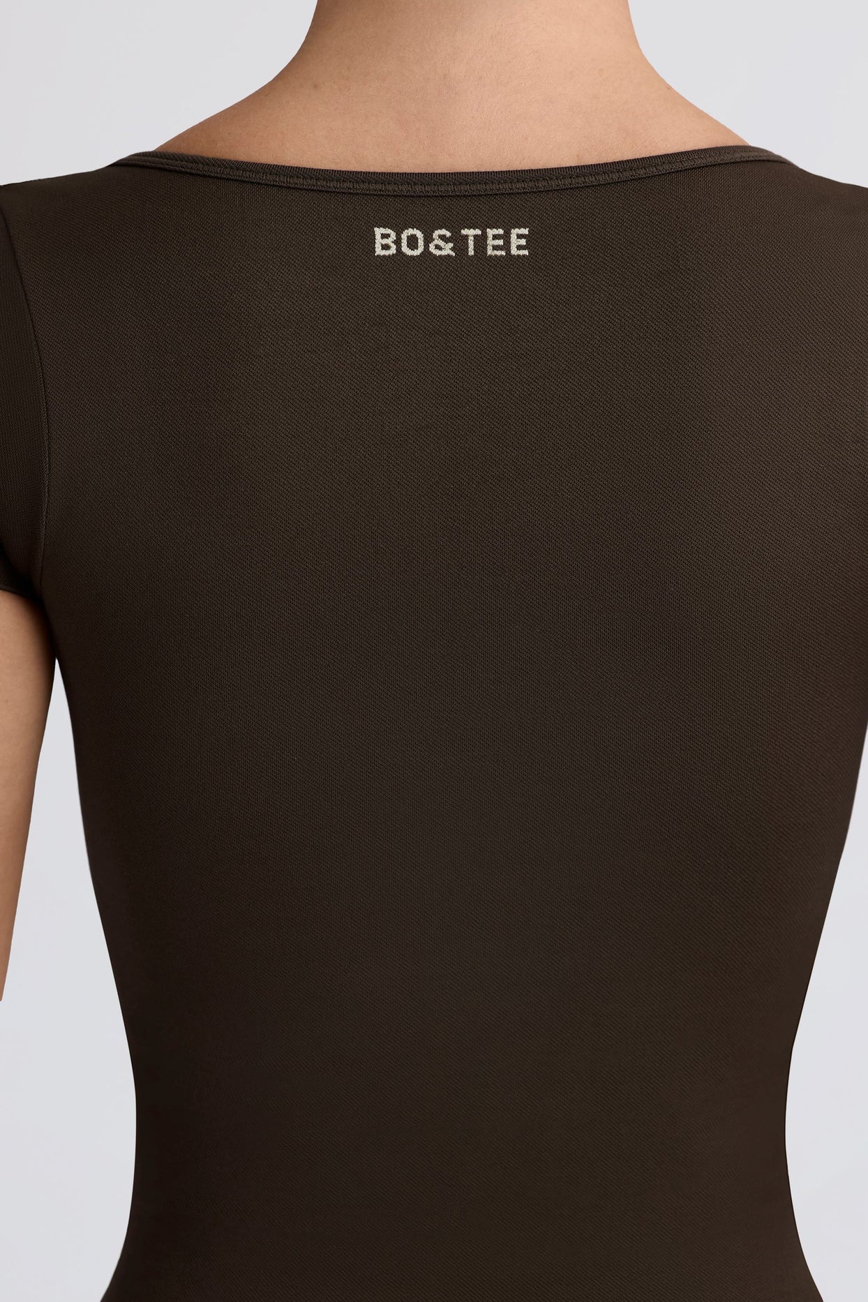 Super Sculpt Seamless T-Shirt in Brown - 6