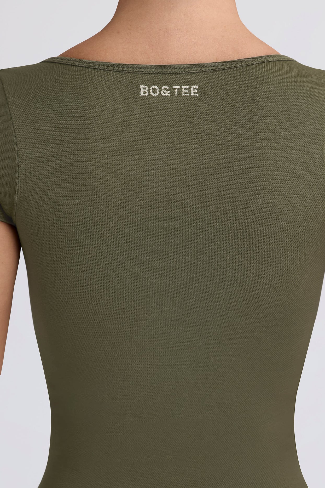 Super Sculpt Seamless T-Shirt in Light Green - 6