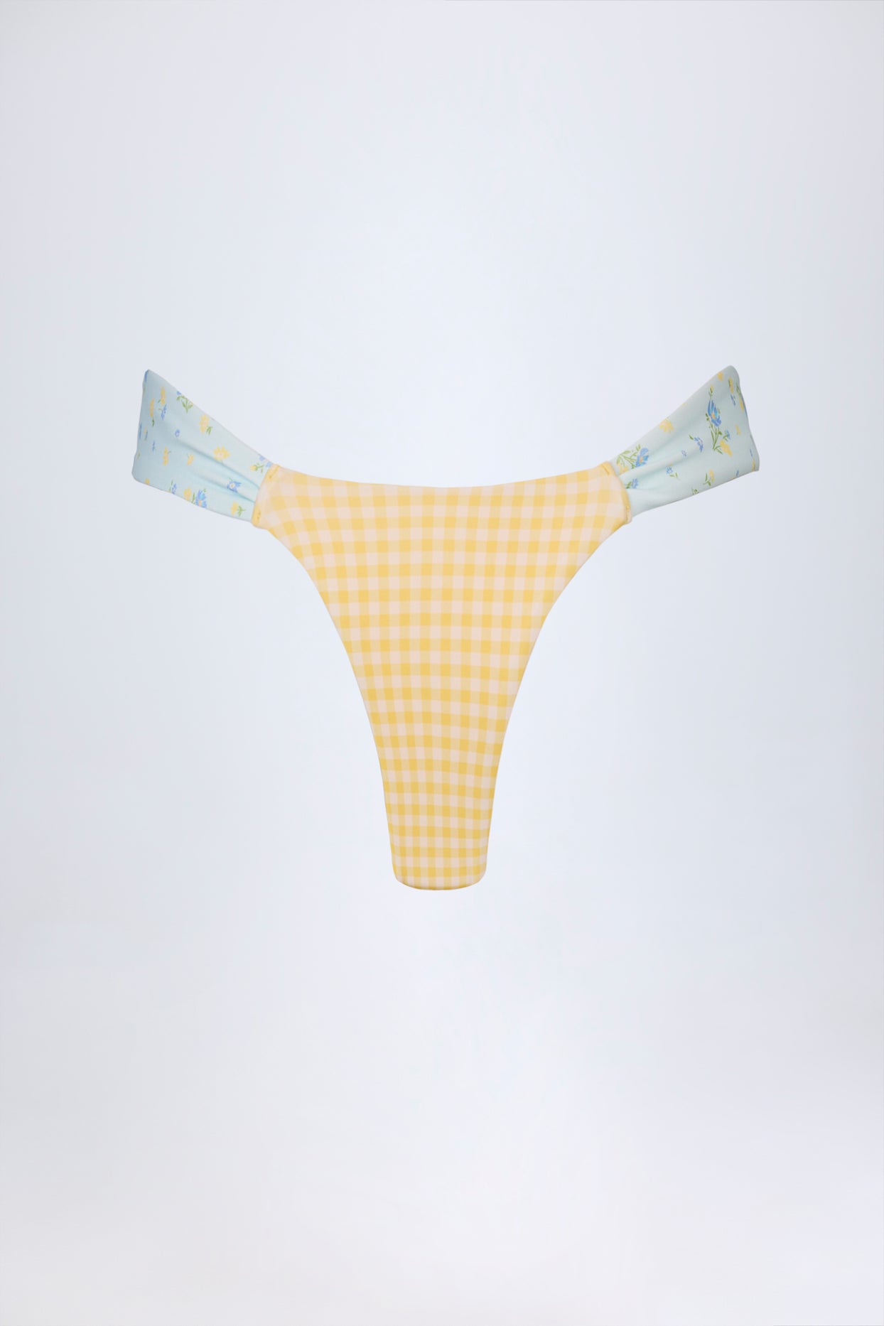 Cheeky Bikini Bottoms in Yellow Gingham - 5