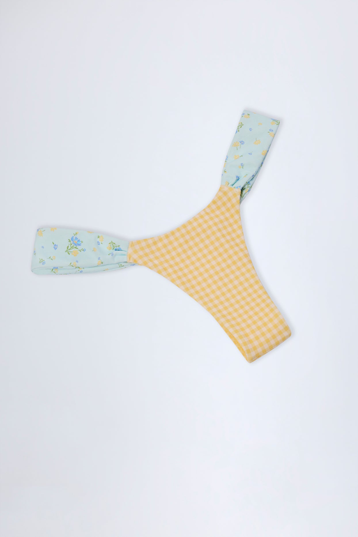 Cheeky Bikini Bottoms in Yellow Gingham - 7