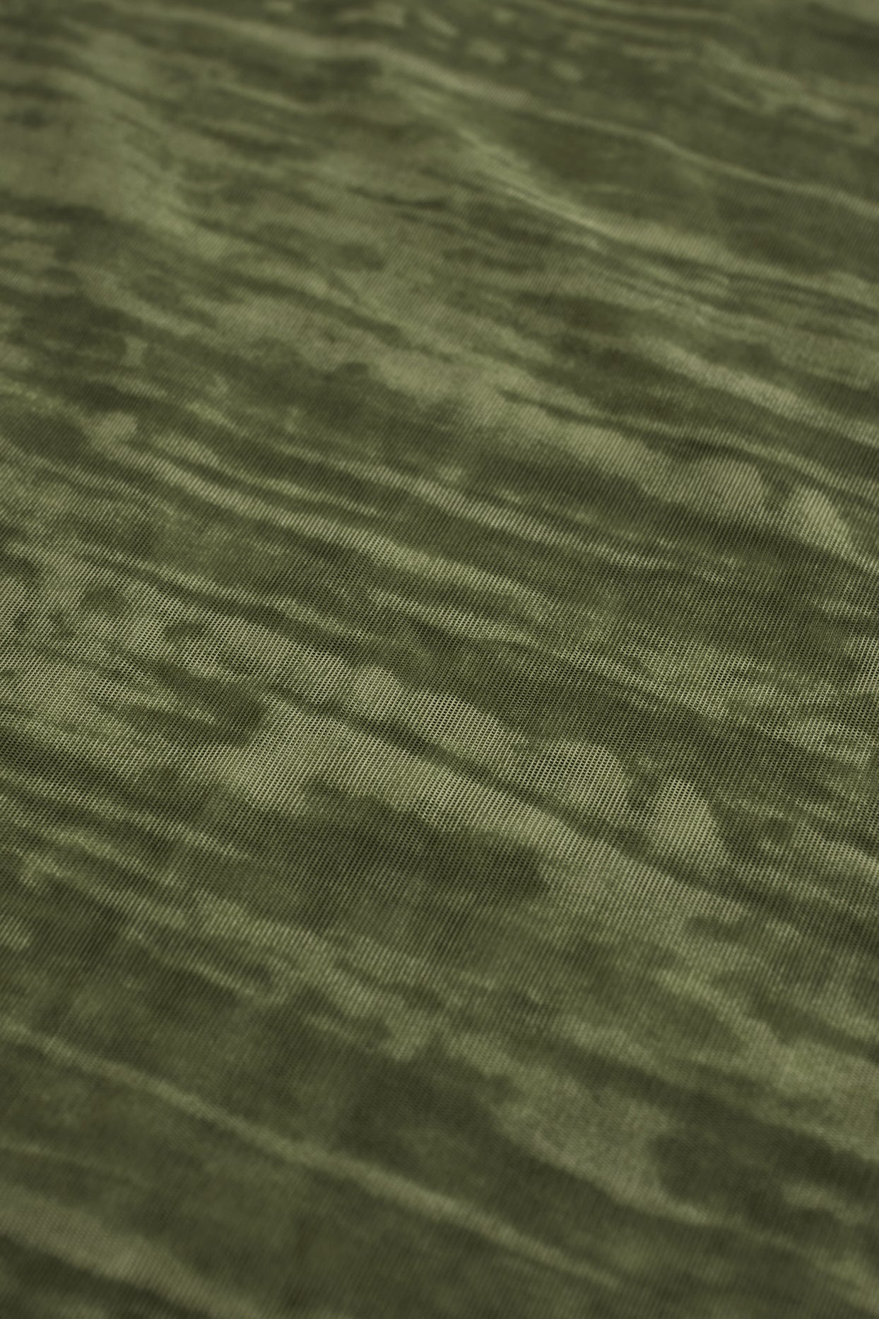Headscarf in Green Print - 3