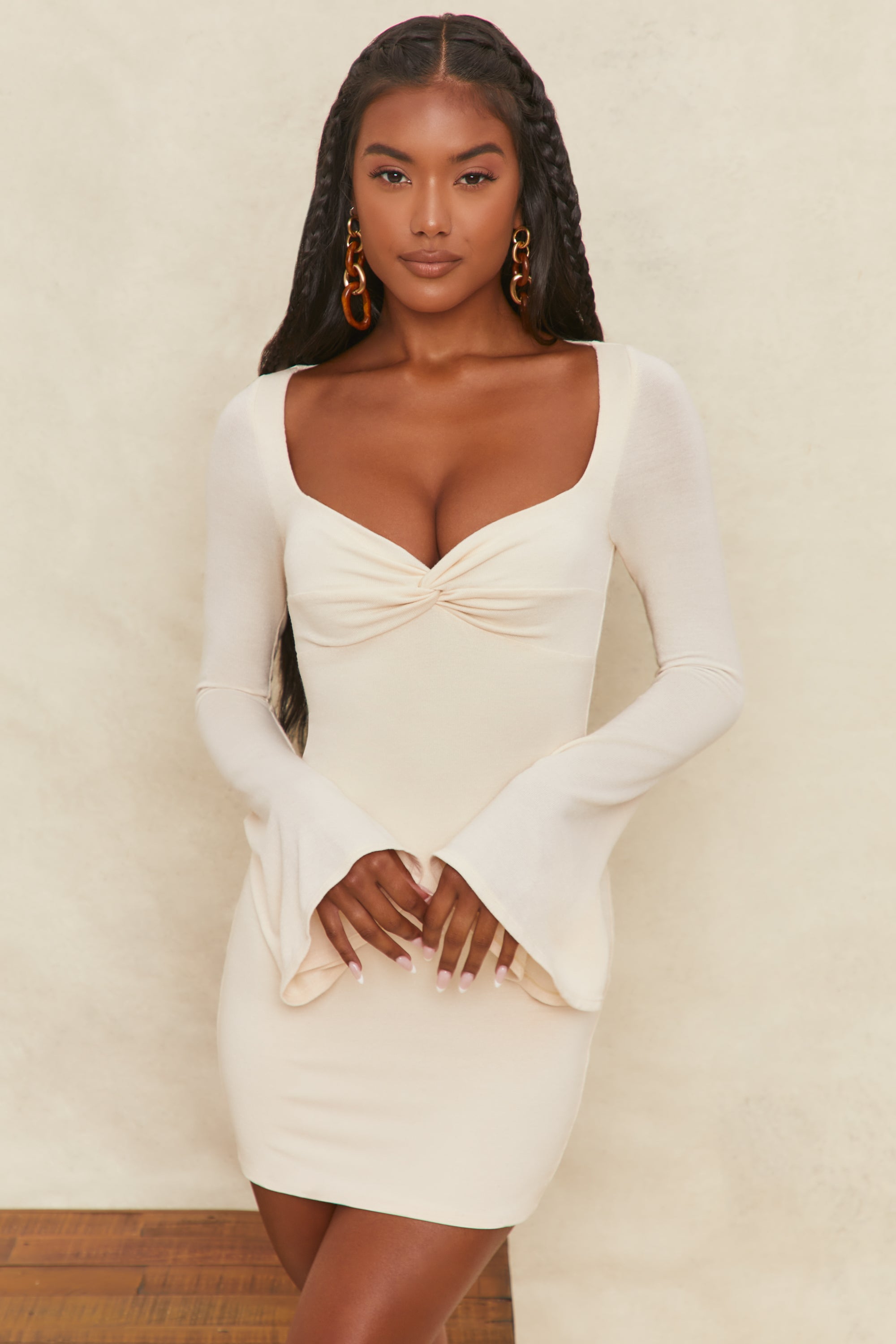 Cream 2024 bodycon dress