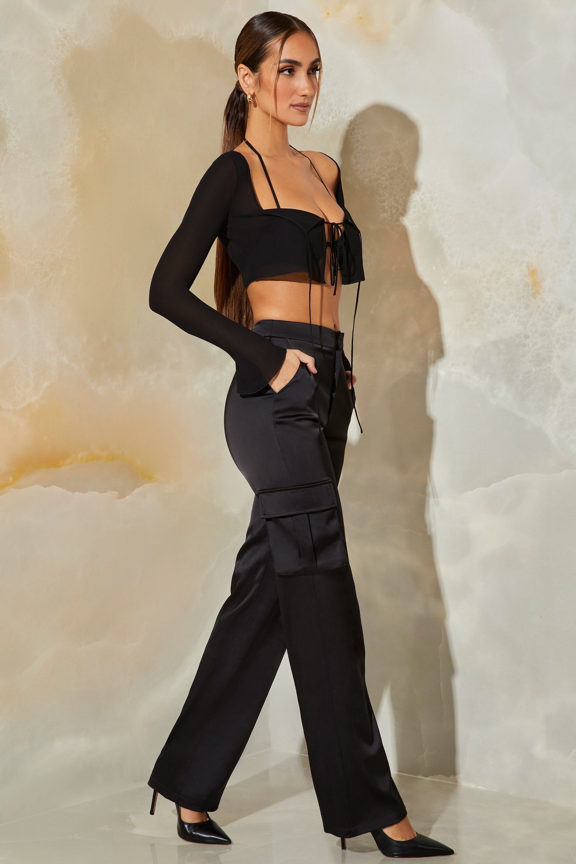 Mesh cargo sale trousers