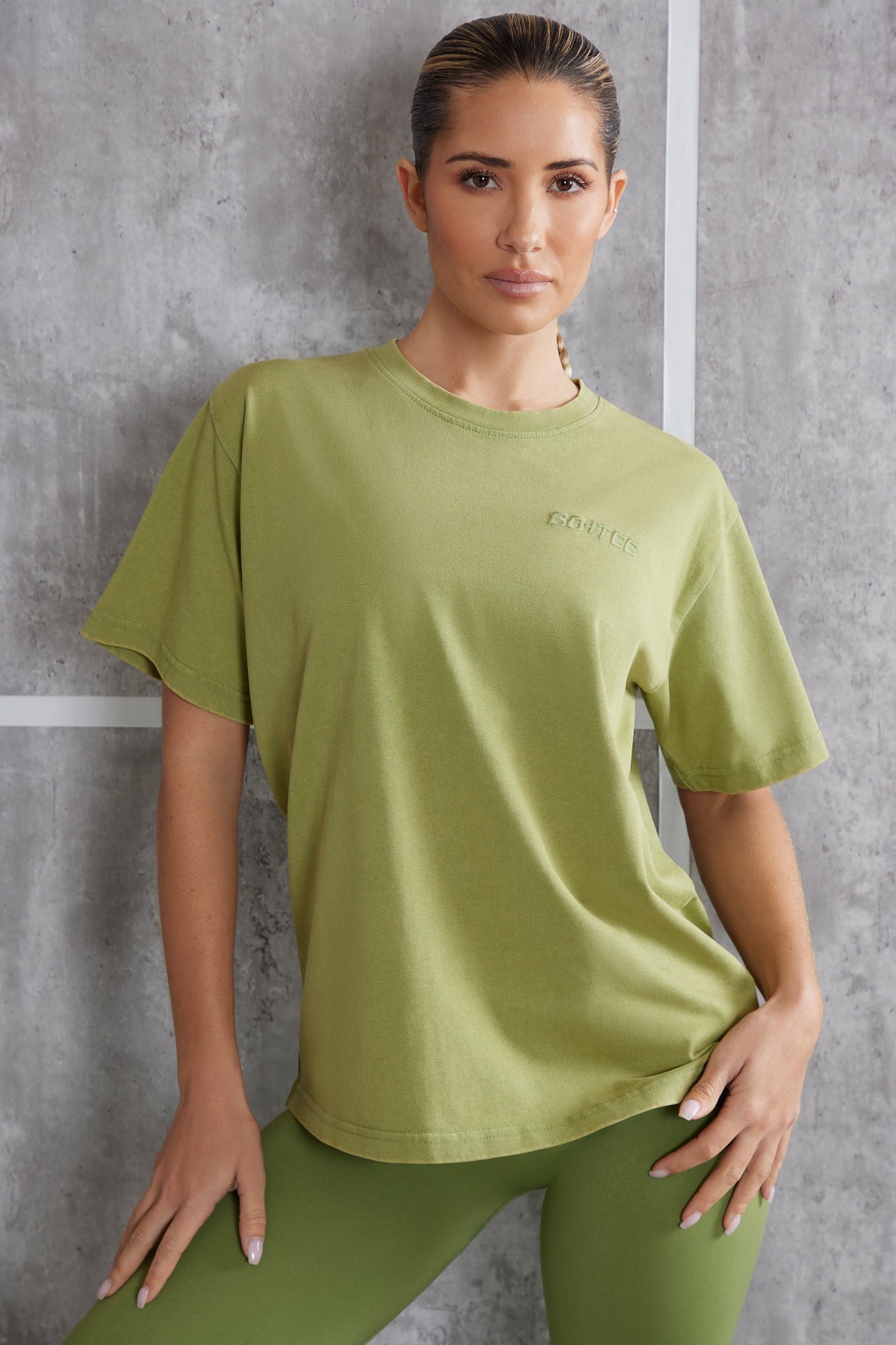 Oversized T-Shirt in Olive