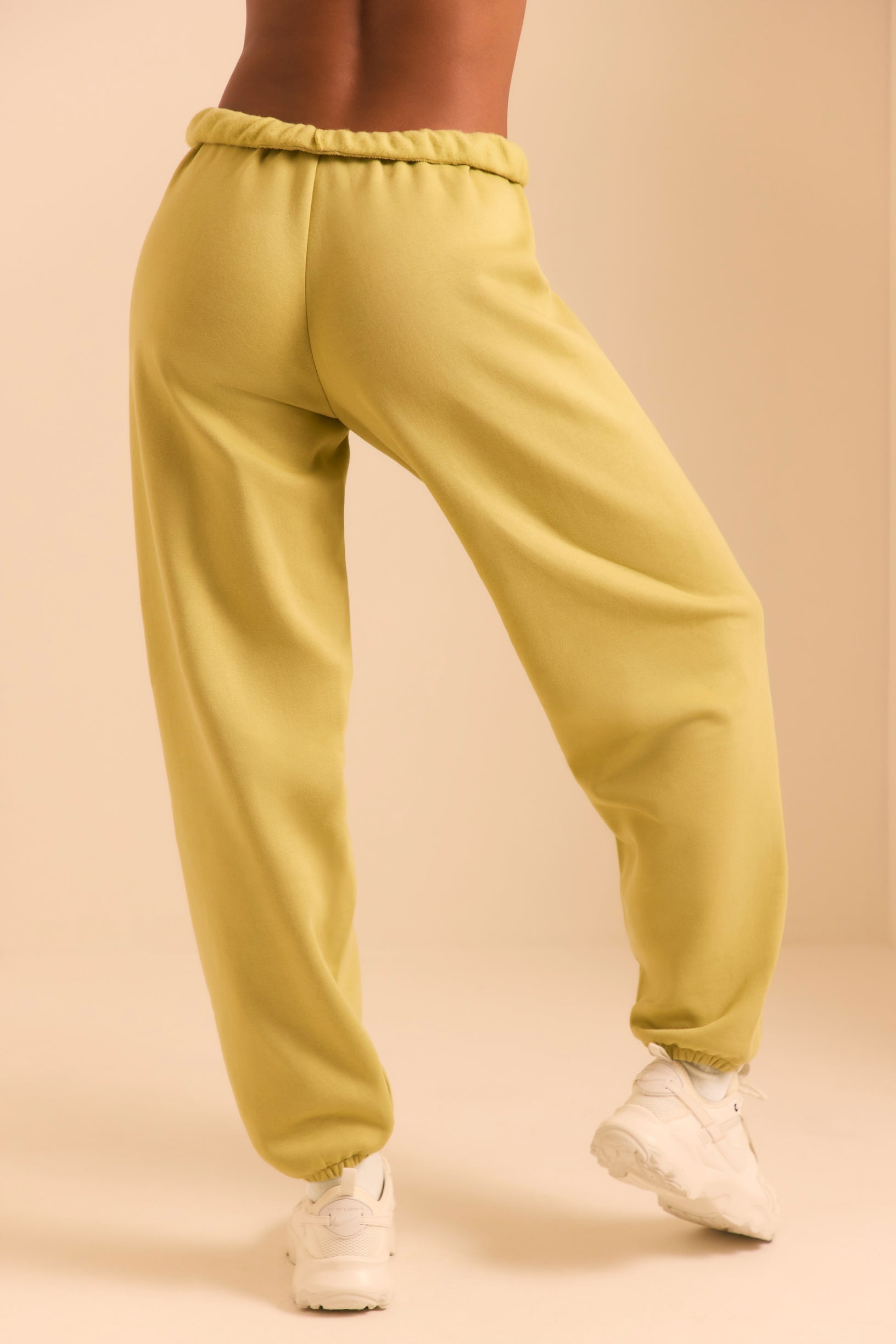 Petite Relaxed Fit Joggers in Matcha Green - 2