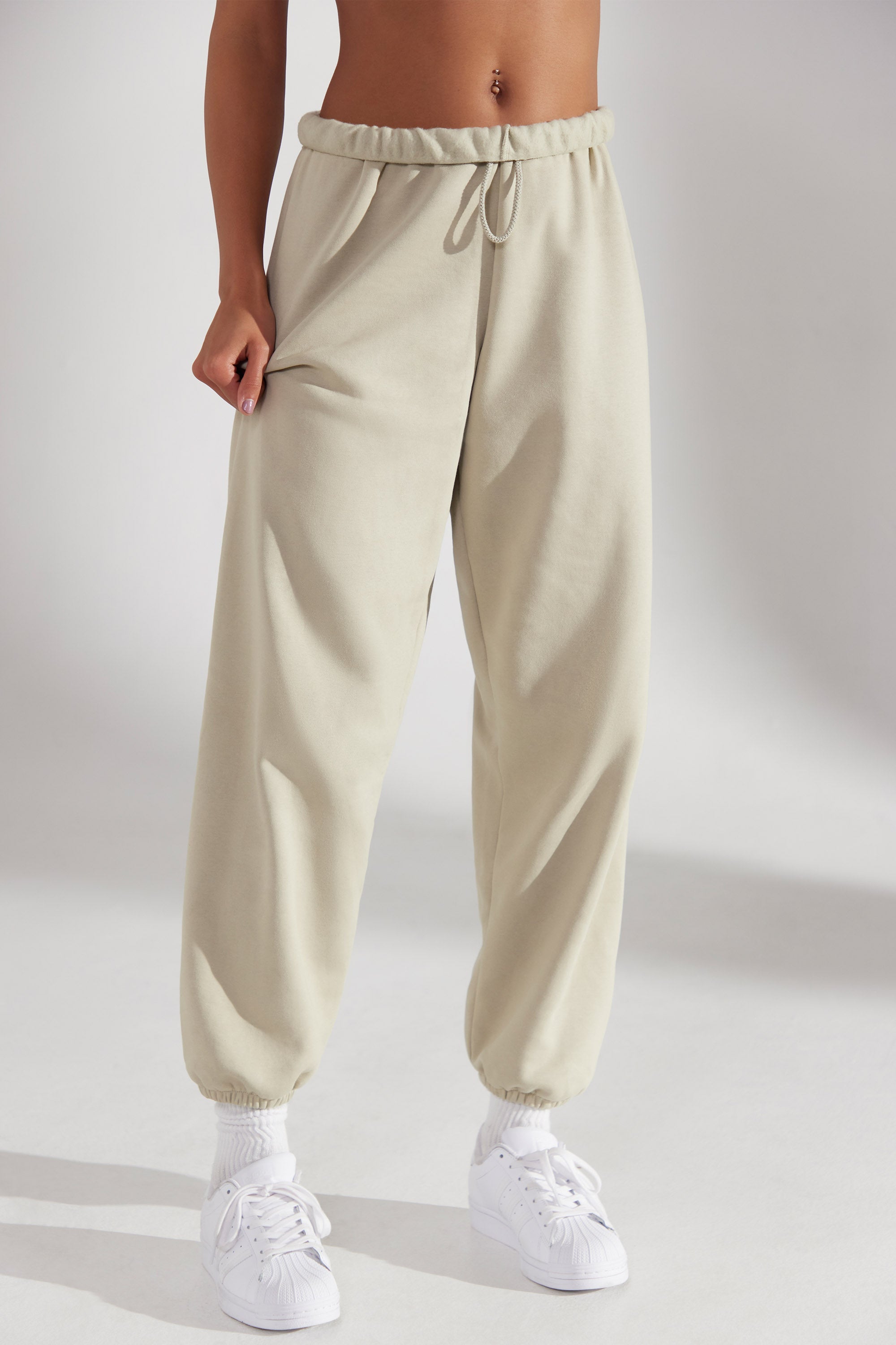 Prime Oversized Joggers in Limestone Oh Polly